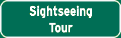 Sightseeing Tour of Pittsburgh sign